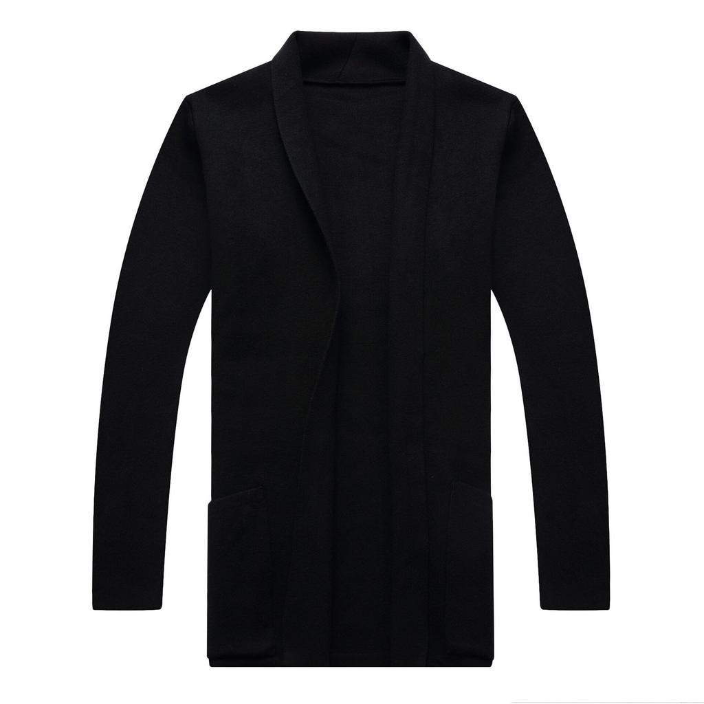 Pánské podzimní zima vintage retro větrovka pletení kardigan svetr business vintage mikiny parkas kabát svetr pro muže