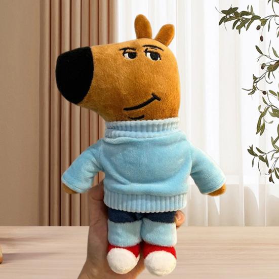 

Забавная плюшевая игрушка в виде собаки-мемчика 9 дюймов, мягкая игрушка для путешествий, кукла-компаньон, подарок для подруги, детей 25 cm