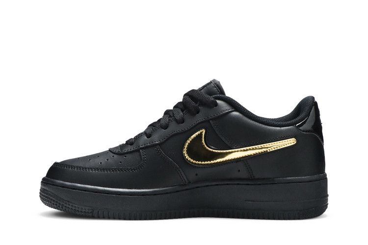 Nike Air Force 1 LV8 3 GS 'Swoosh Rimovibile - Nero'