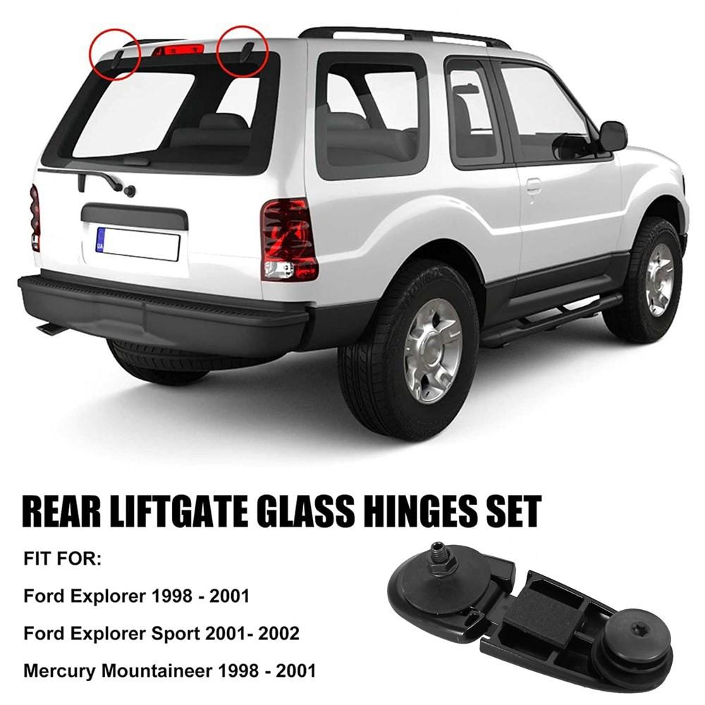 Right & Left Liftgate Rear Window Hinge Set 926-132 For Ford Explorer 98-01, Mercury Mountaineer 98-01 Replace 1L2Z-98420A68-AA
