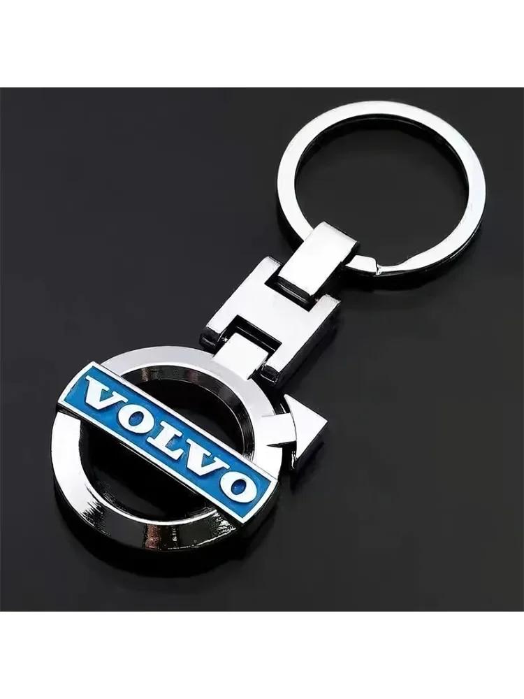 Volvo Tampas de Válvula de Pneu de Roda de Carro Capa Chaveiro de Chaveiro de Carro em Camurça Anel Chaveiro Para V60 V40 XC90 XC40 S60 XC60 V70 S90 V90 Acessórios