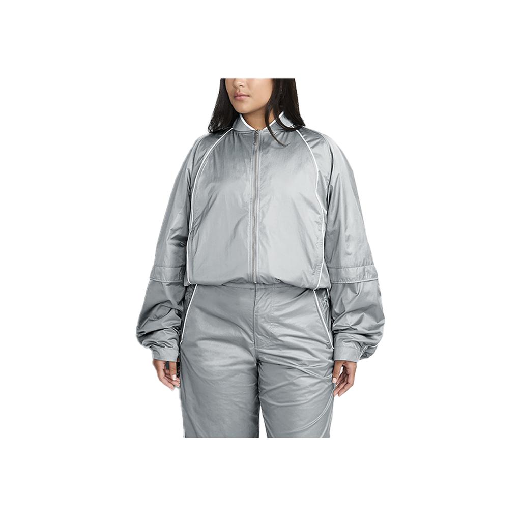 Jacquemus X Nike Track Jacket (Asia Sizing) Silver Unisex Streetwear FV5698-073