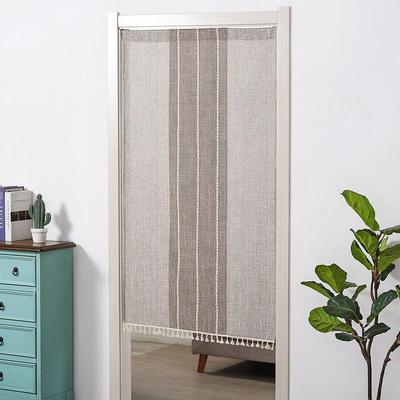 Japanese-Style Thickened Kitchen Cotton And Linen Door Curtain Fitting Room Blocking Curtain Japanese-Style Half Curtain Small Curtain