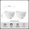 KangFuTao Jingdezhen Pure White Ceramic Dining Bowls