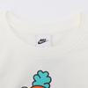 Nike Cny Series Cartoon Radish Logo Print Fleece Crewneck Sweatshirt Kids Sweatshirt White FD4074-133