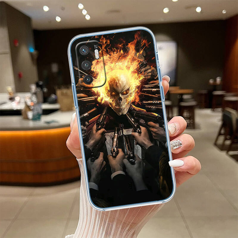 Ghost Rider Phone Case for Motorola G14 G15 G24 G30 G31 G32 G34 G41 G42 G51 G52 G50 G60S G60 G62 G72 G71 G73 G84 G85 G200 E32