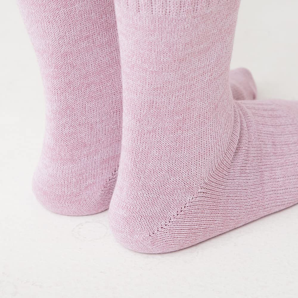 Gunze WASHIITO Washi 3D Toe Separate Crew Set of Pale Sizes Cm Socks, Yarn, Design, Knit, Length, 2, Lavender, 23.0-25.0