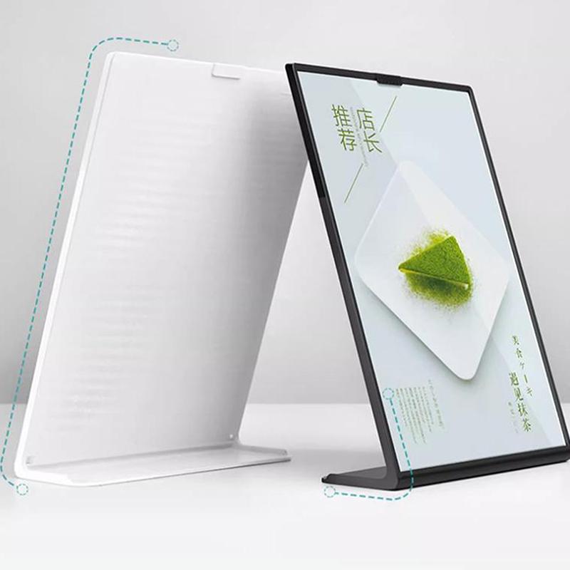 Acrylic Table Card Display Board A4 A5 A6 L-Shaped Table Sign Price Card Billboard Stand Picture Poster Art Display Frame Empty