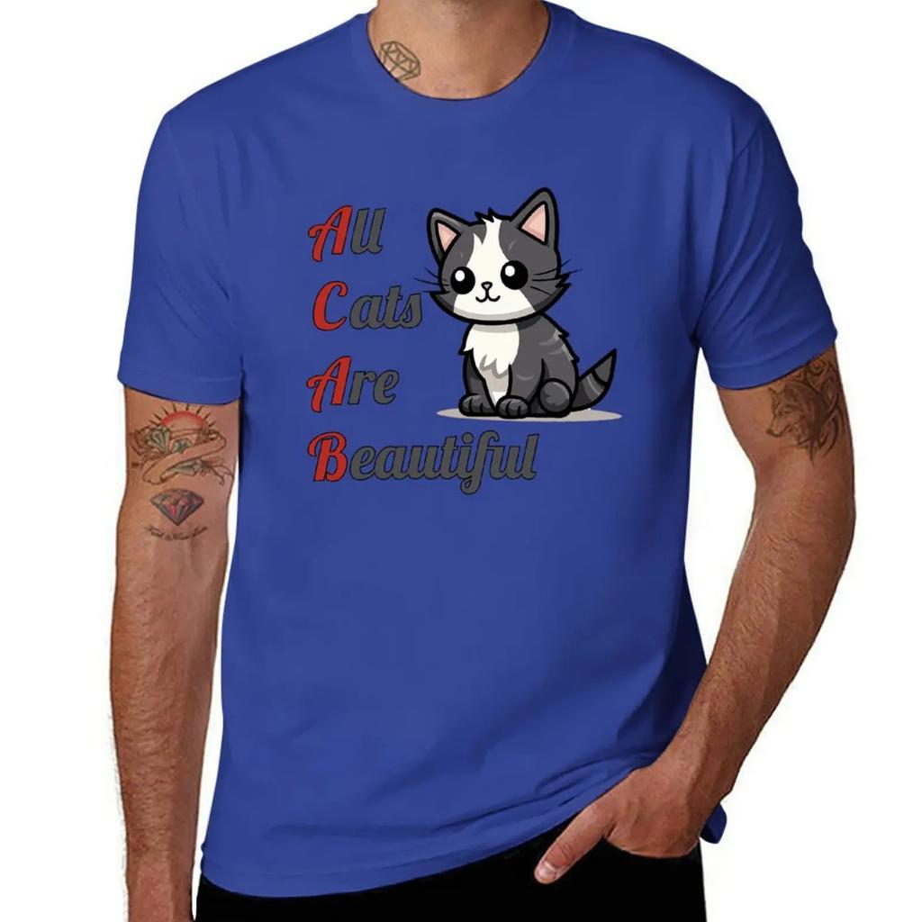 All Cats Are Beautiful TShirt plus sizes basketball graphic tees customizeds shirts graphic tee men