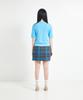 Cotton Rivers Club Color Check Skirt (Blue)