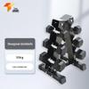Tagong Rubber Coated Hexagonal Dumbbell Set