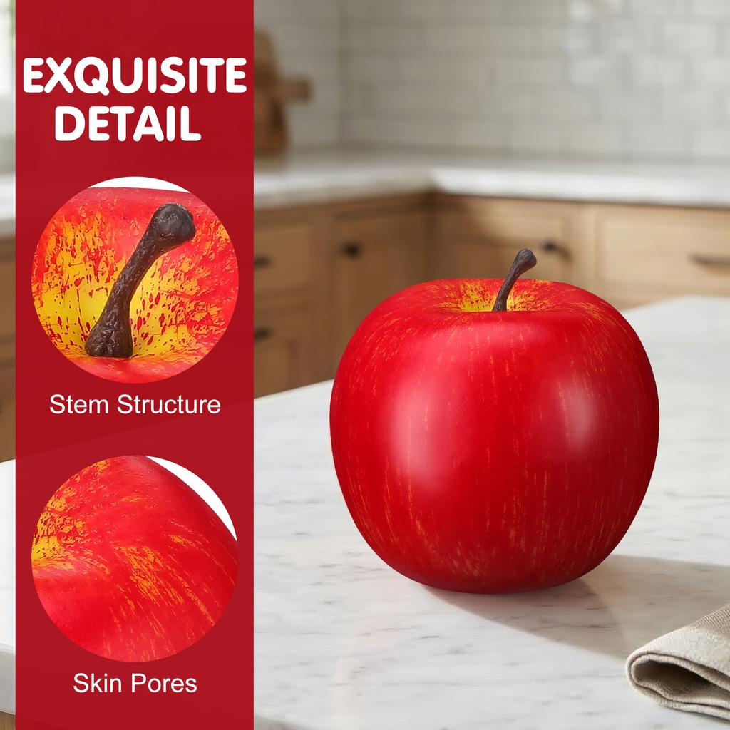 Fake Fruit Photo Prop Artificial Green Lifelike Foam Display Decoration Home Kitchen Wedding Showcase Props Decorative