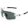 Polarized Sports FIT for a Perfect Fit A-Fit Men's Sunglasses, MASTER, Full-Rim, White/Polarized Smoke, AF-805-C3-PSM-S,