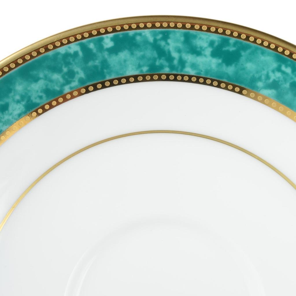 CANION WITS Vesuvio Teacup & Saucer, Western Design Tableware (Gifts, Home Use, Cafes, Restaurants, etc.) [Canyon Wits]