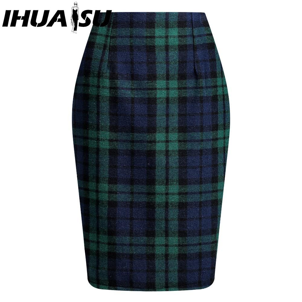IHUASU Damska Moda Casual Letnia Wiosenna Spódnica