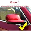 For BMW X1 E84 X3 F25 2010 2011 2012 2013 Car Rearview Side Mirror Cover Wing Cap Exterior Door Housing Shell Trim ABS Carbon