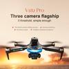 Novo LYZRC UAV V182 Brushless ESC Dual Camera Quadcopter Brushless Aerial Photography Obstacle Avoidance Controle Remoto Brinquedo Posicionamento de Fluxo Óptico