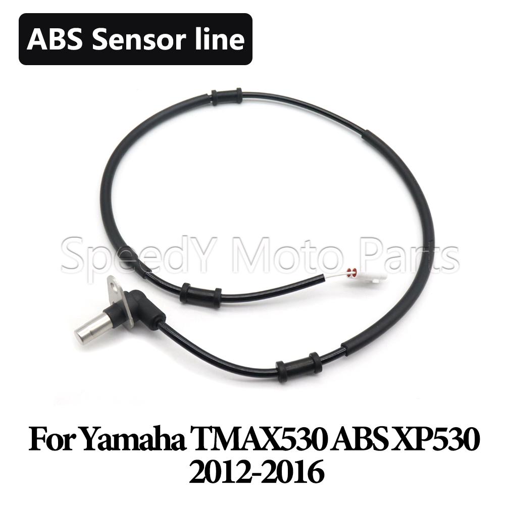 Motorcycle ABS Wheel Speed Sensor For Yamaha TMAX530 TMAX 530 ABS XP530 2012 2013 2014 2015 2016 Direct Replacement