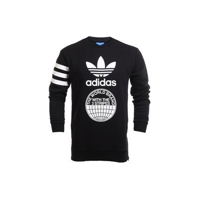Originals Logo Print Crew Neck Long Sleeve Knit Top Men Tops Black BP8912