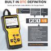 MOTOPOWER MP69033 Car OBD2 Scanner Code Reader Engine Fault Scanner CAN Diagnostic Scan Tool For All OBD II Protocol Cars Since 1996, Yellow