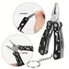 Folding Multi-tool Pocket Knife Pliers Mini Portable Fold Outdoor Hunting Survival Rescue Tactical Multipurpose Repair Tool