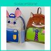 Zootopia Judy Hopps Nick Wilde Cartoon Plush Rabbit And Fox Backpack With Padded Straps For Daily Use