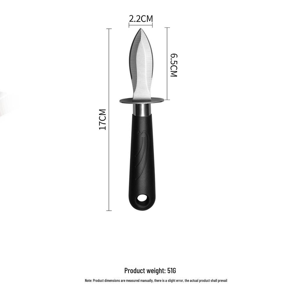 Edelstahlgriff Austernmesser - Schnelles Schalenöffner-Artefakt