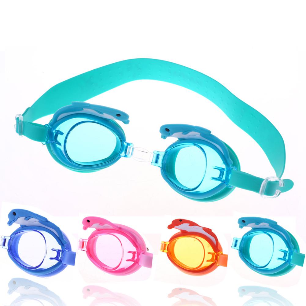 Children Waterproof Dolphin Swimming  Goggles Cartoon Glasses Anti-fog Swimming Accessories
