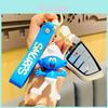 Creative Smurfs Character Keychain Exquisite Cartoon Keyring Bag Pendant Gift