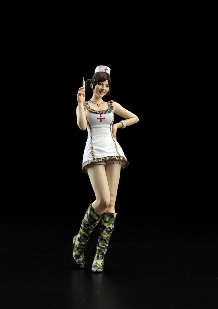 Brick Works NOSE ART QUEEN Yumi Sugimoto Girls from SCALE AVIATION scale resin cast assembly kit 1/20