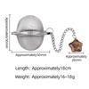 Tea Strainer Natural Stone Star-Shaped Stainless Steel Strainer For Making Tea Seasoning Bag Spice Box Accessory