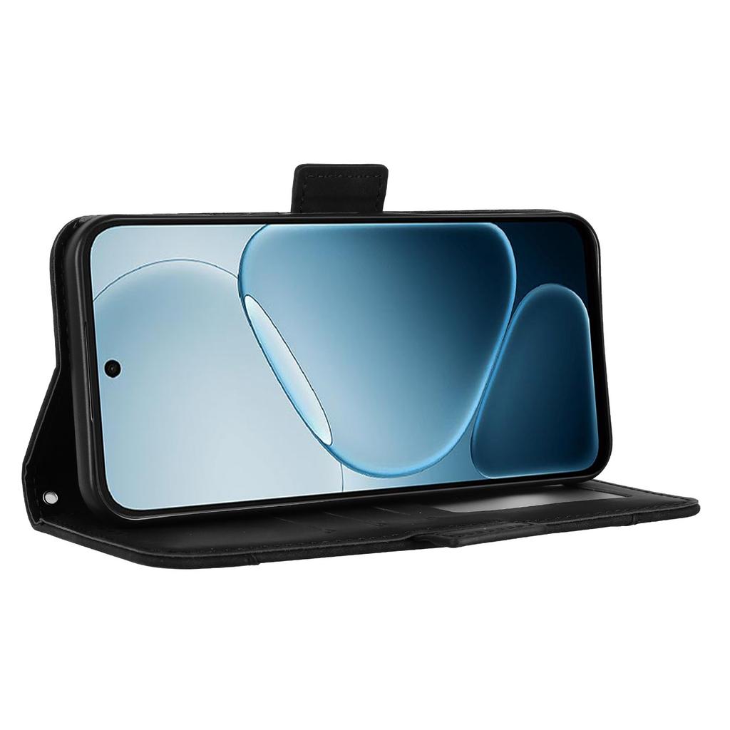 Kožené pouzdro na telefon Oppo A6x 4G/Oppo A6x 5G, peněženka s více sloty na karty