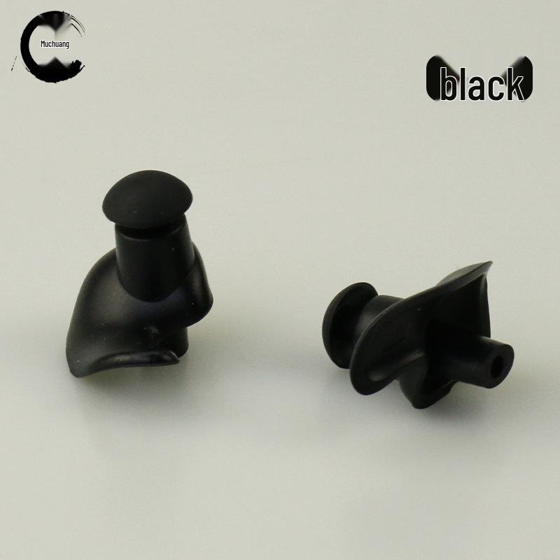Silicone Waterproof Swimming and Diving Earplugs with Box - Adult Spiral Design