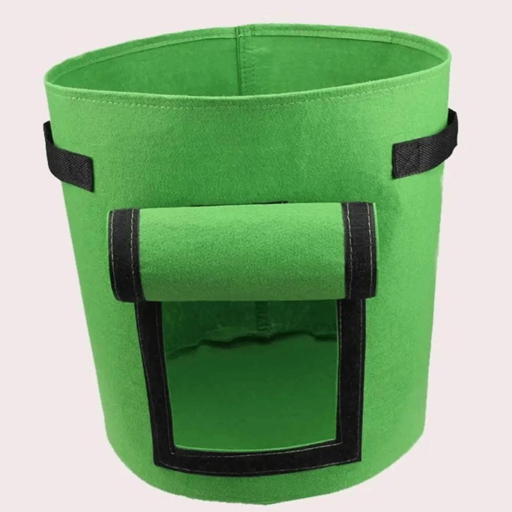 

Дышащие мешки для выращивания картофеля с усиленной ручкой, посадочный мешок для сладкого картофеля, садовый посадочный мешок, томат 15L трава зеленый