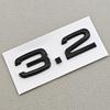 3D ABS Chrome Black Car Letters Rear Trunk Badge Sticker Logo 3.2 3.6 TDI Emblem Decals For  Audi 3.2 3.6 TDI Auto Accessories