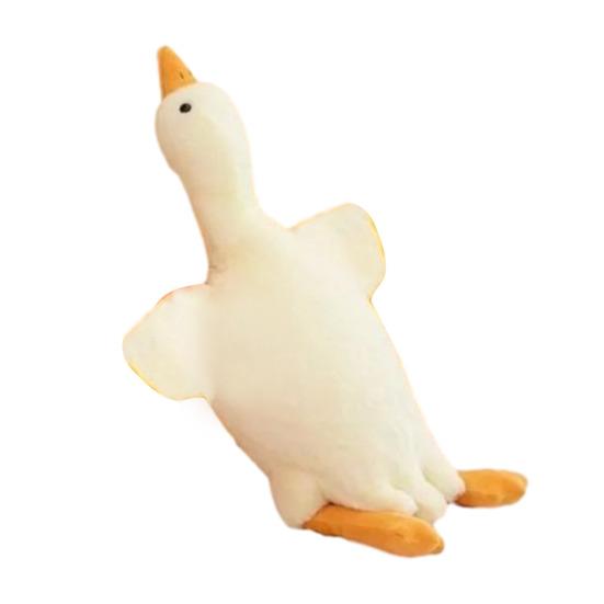 Dogs Plush Duck Toy Fetch Lovers Toy Soft Dog Chew Toy Stuffed Duck Tug-of-War Toy for Small Medium Large Dogs Interactive Play Boredom Relief