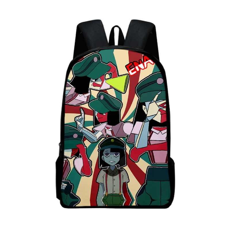 Ena Dream Bbq Student Book Backpack Fashionable Prints Schoolbag Gifts Kids