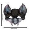 2025 Vampire Scary Halloween Masks Creepy Carnival Props Evil Cosplay Masks Halloween Bat Mask Bat Face Cover Mardi Gras Mask