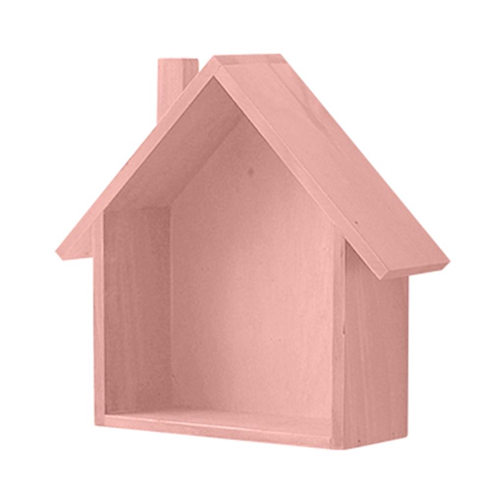 Nostalgic Wall Shelf Retro Wall Decoration Wooden House Shelf