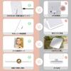 Tabletop Lighted Makeup Mirror with 3 Stepless Rotating Freely Adjustable USB Easy Foldable Colors, Dimming, 360° Blanket, Angle, Rechargeable,