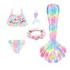 Swimming Mermaid Tail Cosplay Monofin Ariel Mermaid Swimsuit for Swimming Costume Halloween Party Swimsuit