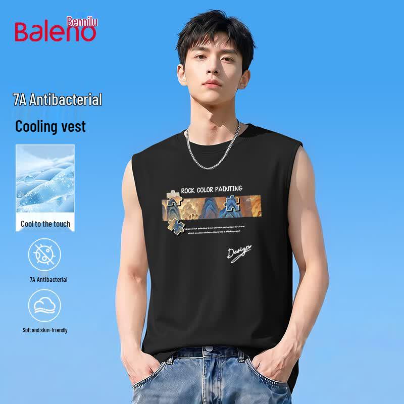 Baleno Men s Cool-Touch Quick-Dry Loose Fit Tank Top XL