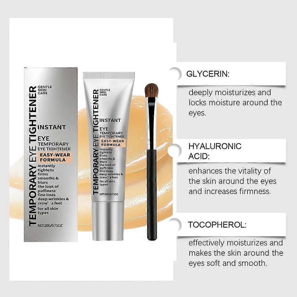 1-3X rassodante temporaneo per occhi, formula facile da indossare, crema contorno occhi anti-invecchiamento, illuminante, lifting e rassodante