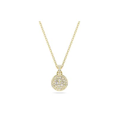 Sublima Gepflastert Transparent Rund Imitation Kristall Halskette Damen Halskette Gold 5683443