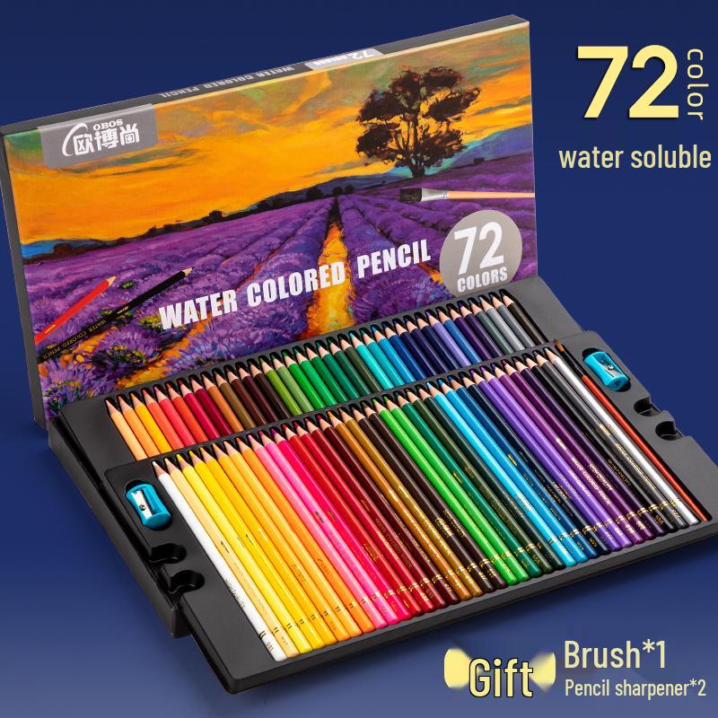 200 OBOS Professional Water-Soluble Oil-Based Colored Pencils for Painting, Sketching, Drawing, and Hand-Painting