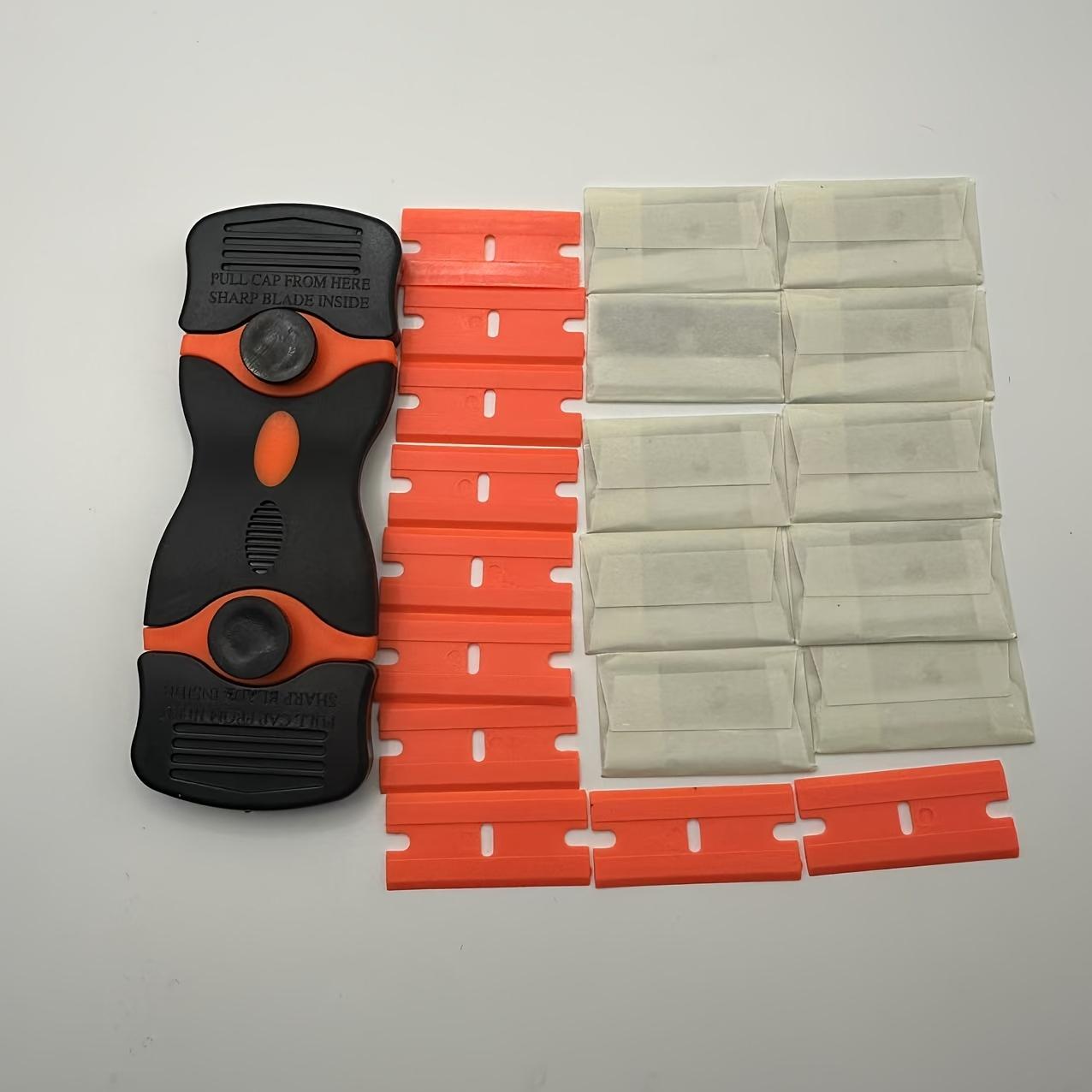 

One Set, Adhesive Removal Scraper,glass Scraper,1 Double-headed Scraper + 10 Metal Blades + 10 Plastic Blades,scraper Tool,used for Windows,cleaning 1set