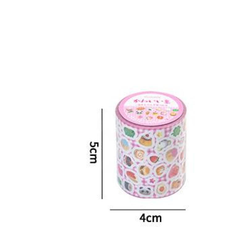 Retro Style Graffiti Fashioned Die-Cut Tape Scrapbooking Tape Sticker Stationery Supplies Diy Phone Case Handbook Decoration