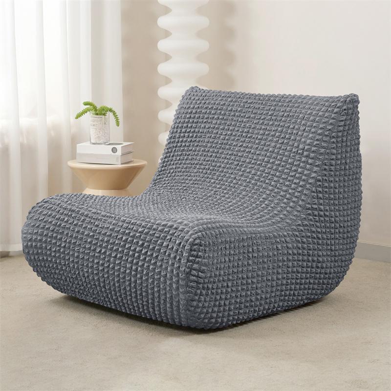 Elastic Armless Sofa Cover for Living Room Polar Fleece Relaxing Sofa Slipcovers All Inclusive Lounge Couch Protectors