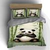 Panda bamboo design. Bedding Duvet cover sets Duvet covers Pillowcases gifts (1 * Duvet Cover 2 * Pillowcases, without duvet insert)
