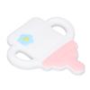 Baby Teether Cartoon Bottle Shape One Piece Soft Flexible Baby Silicone Teether Baby Teething Chew Toys